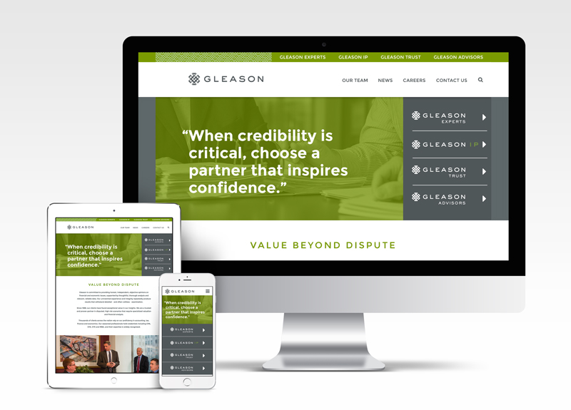 Gleason Website and Branding