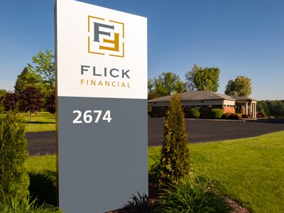 Flick Financial Signage