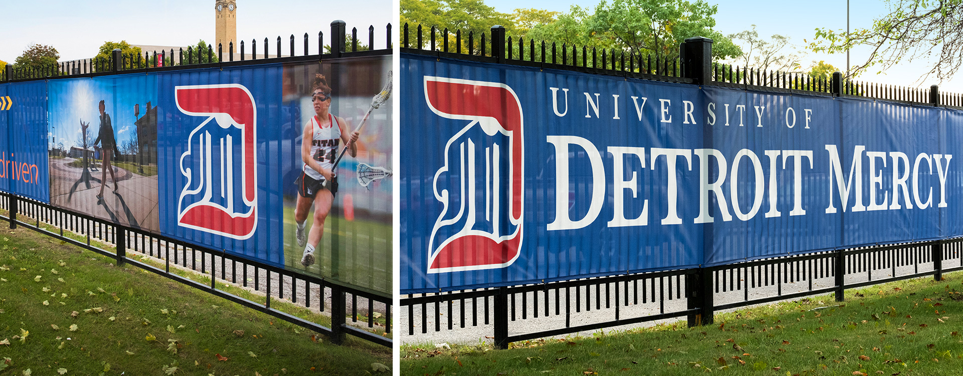 Detroit Mercy Signs