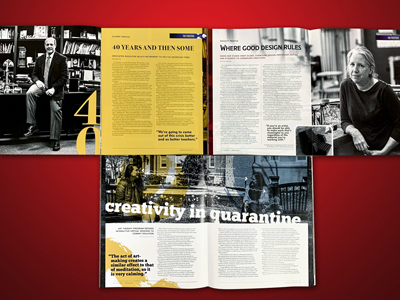 Edinboro University Alumni Magazine Spreads