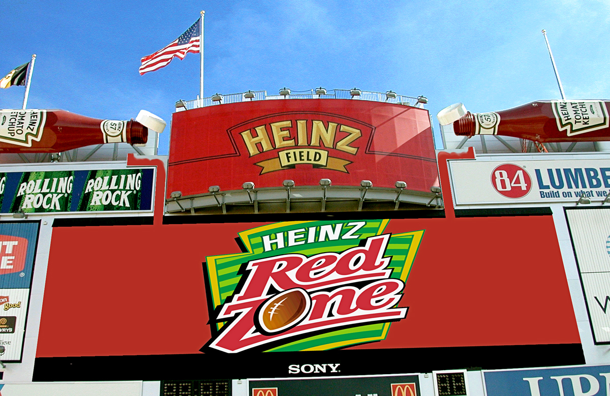 Heinz Red Zone pouring