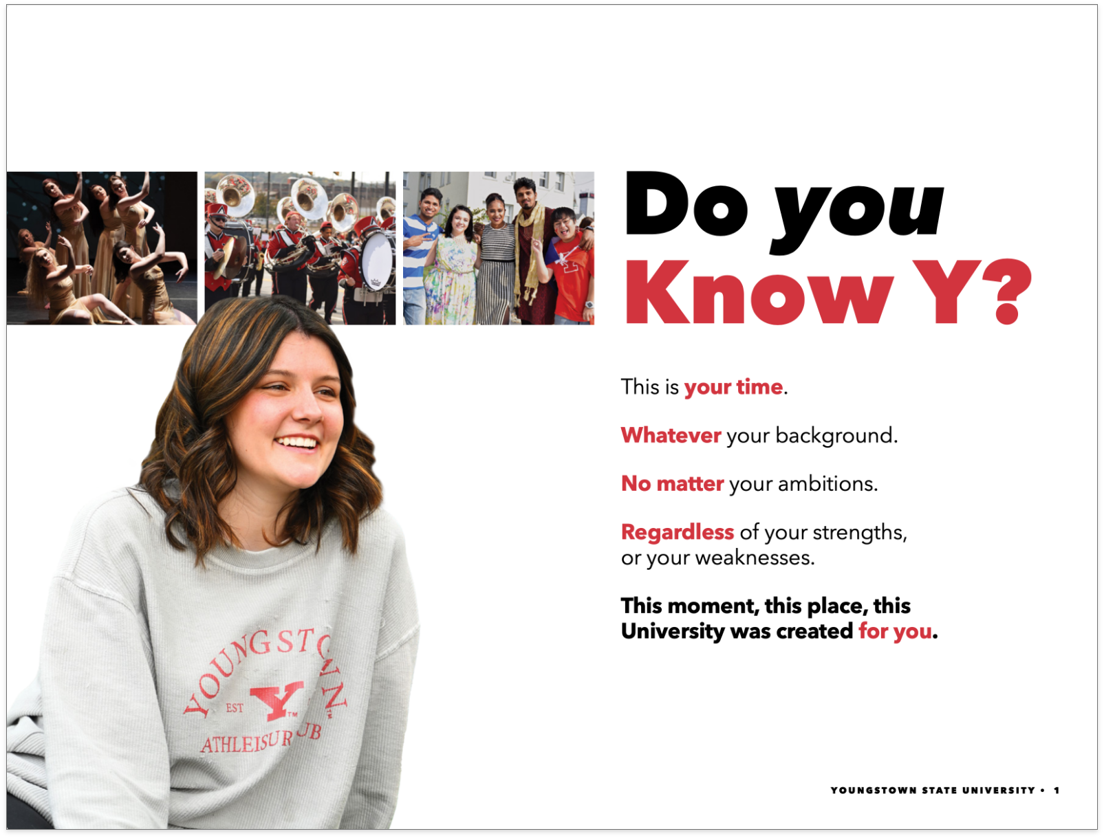 Youngstown State University Brand Brochure