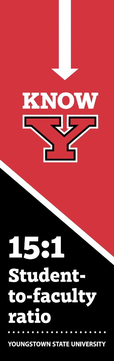 Youngstown State University signage