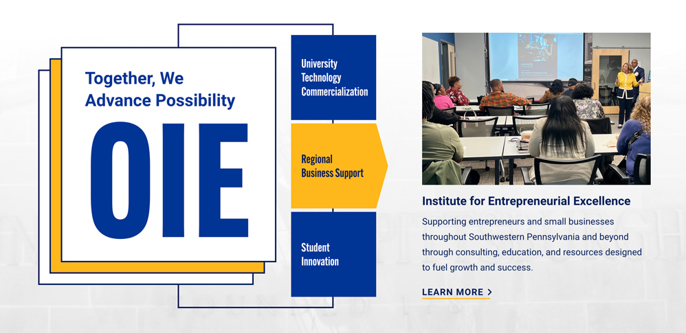 University of Pittsburgh’s Office of Innovation and Entrepreneurship (OIE)